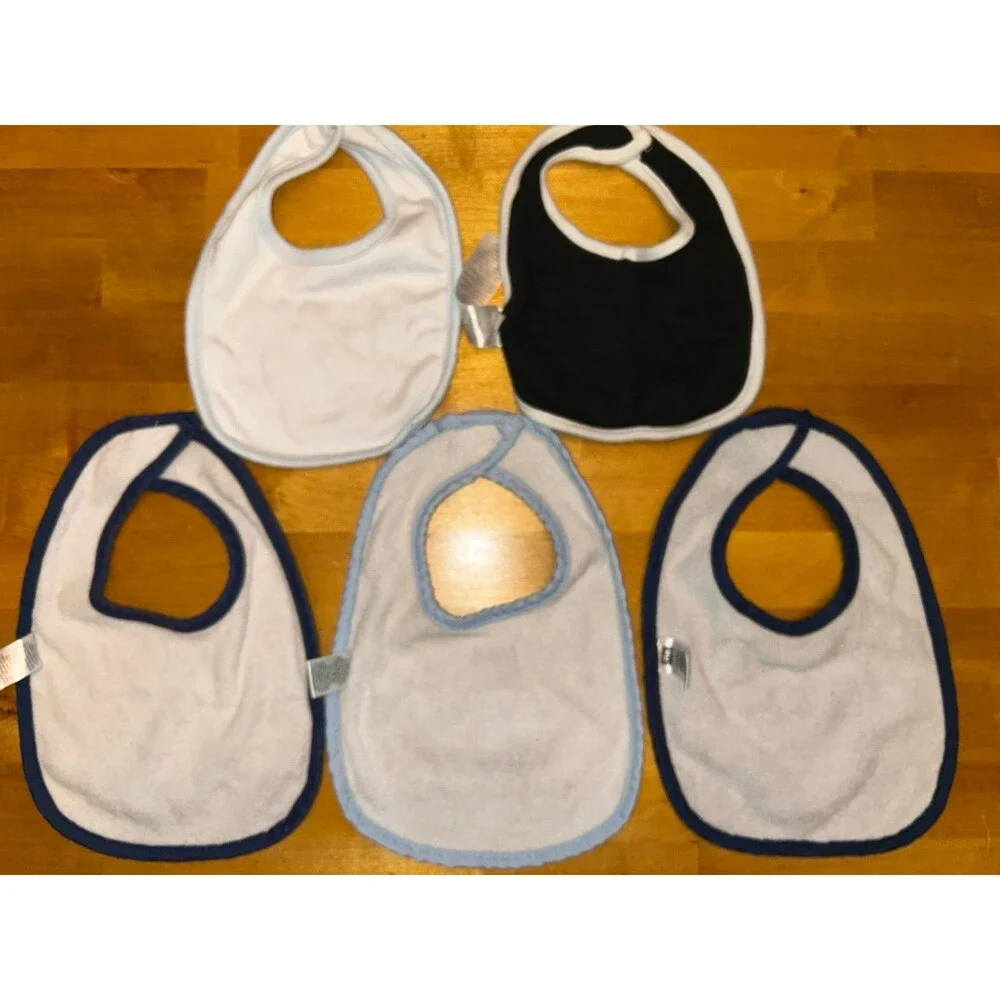 Baby Boy Bib Lot of 5